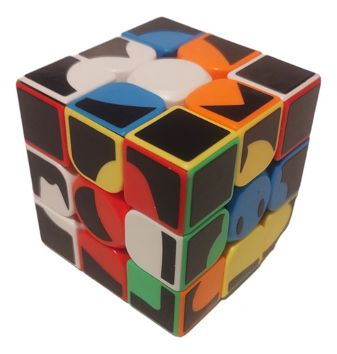 Cubo Mágico Moyu Meilong 3x3 Emoticons Colored