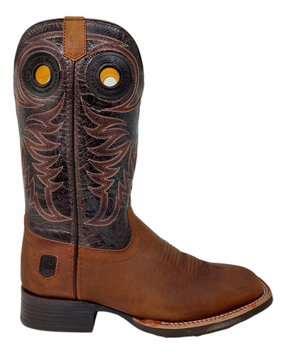 Bota Vaquera Nokota Horse Stanley 15 Caballero Crazy Miel