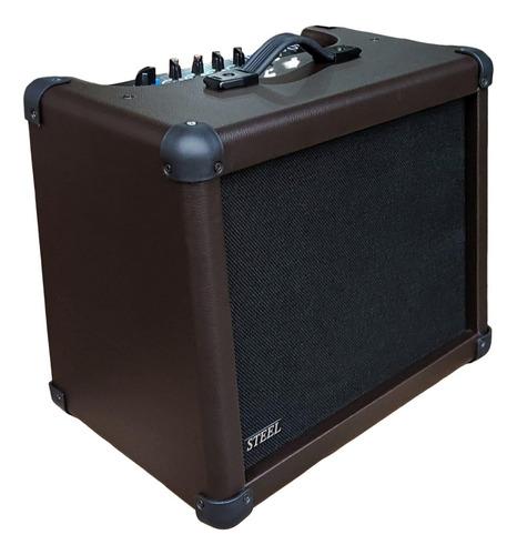 Cubo Amplificador De Guitarra Steel 70gt 10 Pol 50w Rms 127/220V Marrom