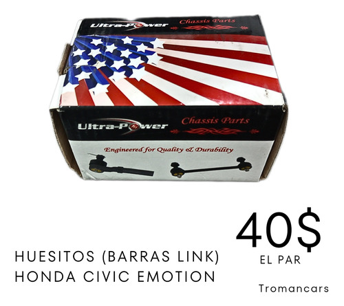 Huesitos (barras Link) Honda Civic Emotion 