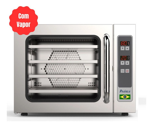 Forno C/ Vapor Turbo Convecção Miniconv Prática