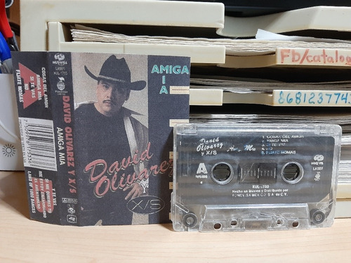 David Olivarez - Amiga Mía (cassette Original Portada Escane
