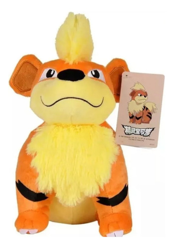 Peluche Anime Pokemon Growlithe Importado Envío Gratis 