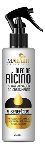 Kit 6 Itens Tratamento Capilar Completo Oleo Ricino Mahair