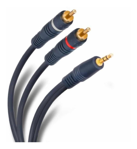 Cable Plug 3,5 Mm A 2 Plug Rca De 3,6 Metros Steren 254-050