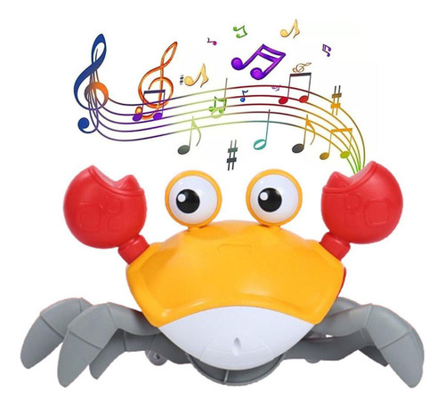 Juguetes Crab Baby Con Función De Sensor De Música, Crab Cra