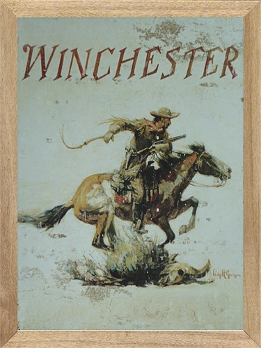 Winchester Cuadro, Poster, Publicidad       L686