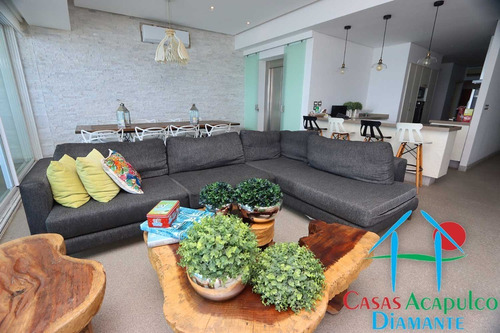 Imagen 5 de 30 de Cad Ocean Front 803. Terraza Con Vista Frontal Al Mar