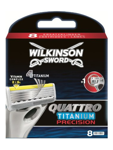Cuchillas De Afeitar De Precisión Wilkinson Sword Quattro Ti
