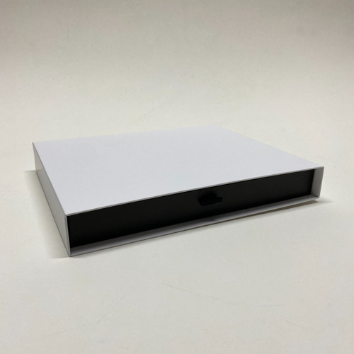 Imagen 2 de 10 de Caja Cajonera Blanco Y Negro P/25 Bombones 1/4kg (x50u) 083b