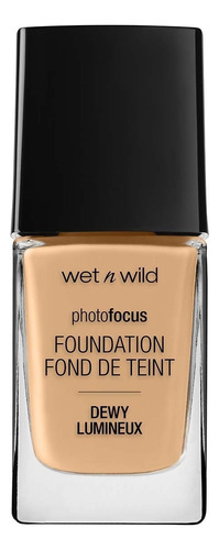 Base de maquillaje líquida Wet n Wild Photo Focus Photo Focus Dewy Foundation Dewy tono bronze beige 1111526 - 28mL