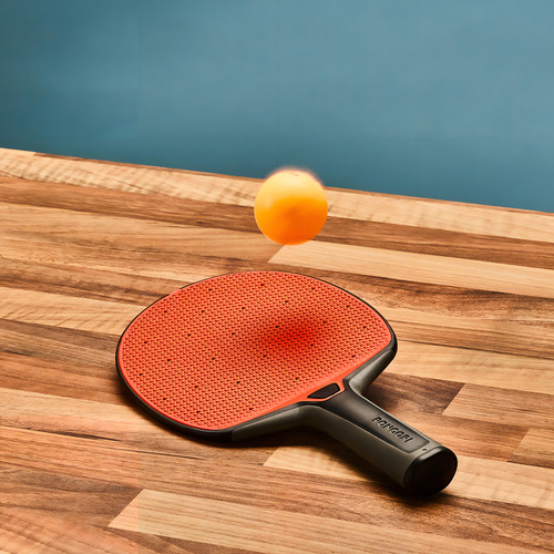 Raqueta De Ping Pong Ppr 130 Outdoor 2020 Negro/rojo Pongori Color Rojo