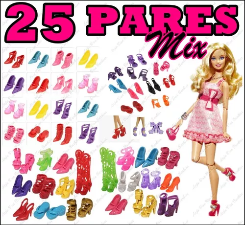 25 Roupinhas Sortidas Para Bonecas Barbie