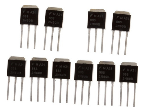 Transistor De Energía Serie 10 2n60 Mosfet Amplificador N