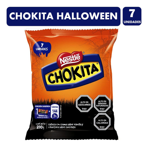 Chokita -galleta Rellena Especial De Halloween(bolsa Con 7u)