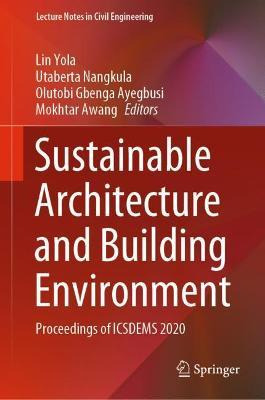 Libro Sustainable Architecture And Building Environment :...