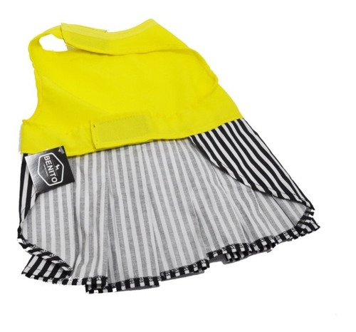 Imagen 2 de 2 de Vestido Amarillo Yellow Para Perrita Talla 5