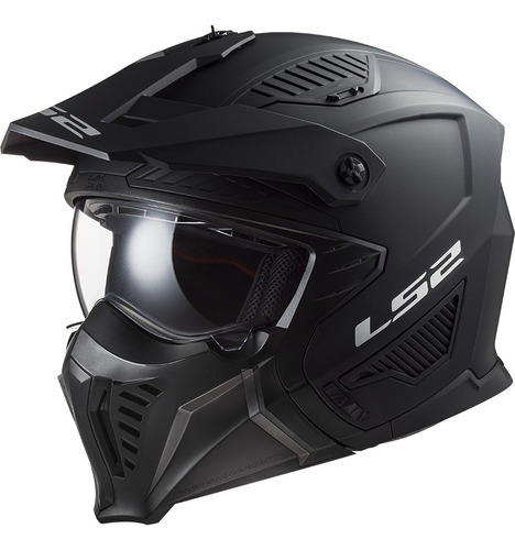 Casco Ls2 Of 606 Drifter Devor Tipo Trial Frente Desmontable