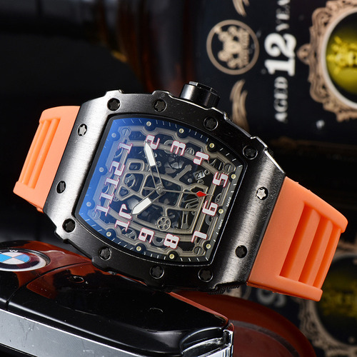 Reloj Barril Cuarzo Hueco Oro Rosa Y Blanco
