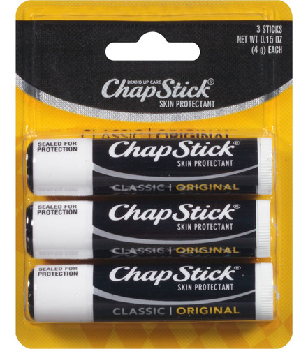 Chapstick Piel Protector Con Spf 4 Clásico Original Ea 3