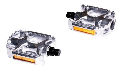 Imagen 4 de 4 de Paquete De Pedales Aluminio 9/16 Con Parches De Cemento 12pz