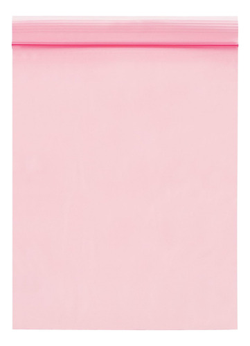 Poly Bag Guy 3 X 5, 2 Mil, Rosas, Antiestáticas, Con Cierre,