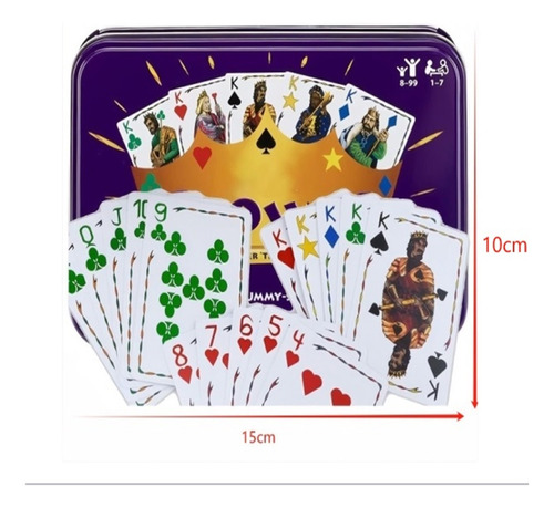 Fa Juego De Cartas De Cinco Coronas En Inglés