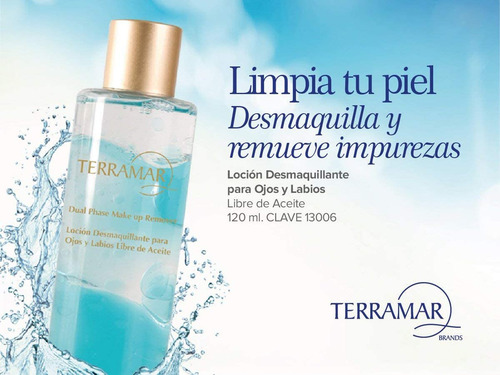 Loción Desmaquillante Ojos Y Labios Libre De Aceite Terramar
