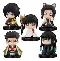 Comprar Set 5 Piezas Demon Slayer Anime Colección Figuras De Juguete