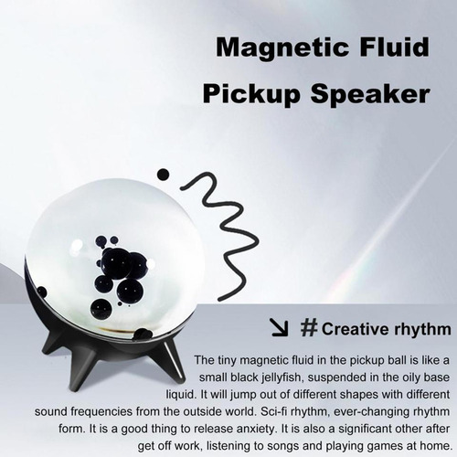 Visualizador De Sonido Ferrofluid, Recargable Music Rhythm S