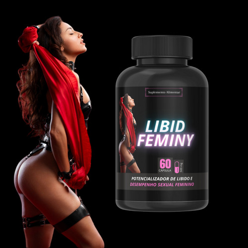 Kit 2 Unidades Libid Feminy - Suplemento Feminino Sem Sabor