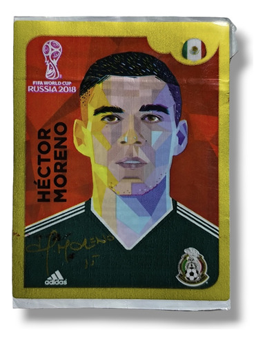 Héctor Moreno Estampa #3 Coca Cola De Álbum Rusia2018 Panini