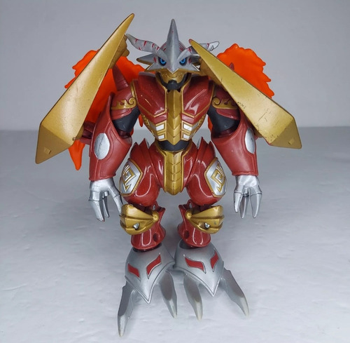 Figura Digimon Burninggreymon Bandai 2002 Japón Rara (Usado)