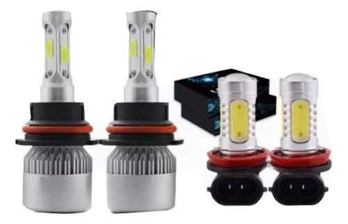 Kit De Focos Led 9007 H11 For Nissan Pathfinder 2005-2012