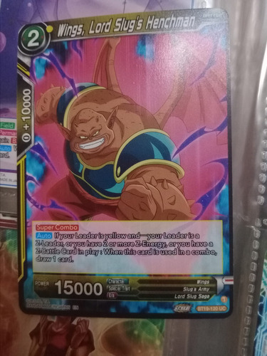 Wings, Lord Slug's Henchman Carta Dragon Ball