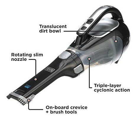 Aspiradora Portátil Inalámbrica Black+decker Dustbuster Adva