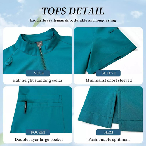 Conjunto De Uniforme Médico De Enfermería Para Mujer