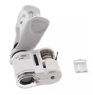 Lente Zoom Microscópico Para Celular 60x C Clip