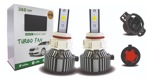 I O L Kit Foco Hid Led Csp H16 8000 Lumenes 45 W 12 V 