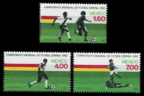 Mundial Fútbol - México 1982 - Serie Mint