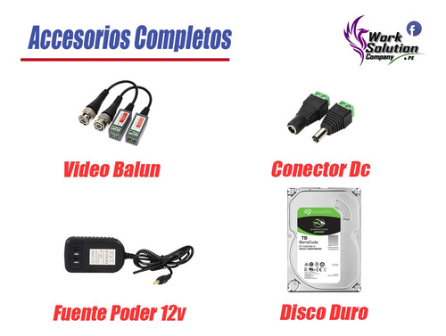 Kit 8 Cámaras Seguridad 2mp 2 Ptz Audio Bidireccional 1tb