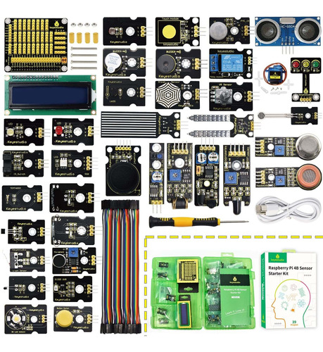 Keyestudio 37 Modulo Sensor 1 Caja Kit Inicio Para Raspberry