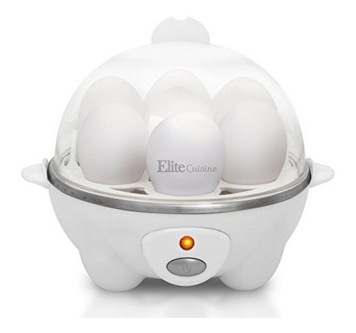 Elite Cuisine Egc-007 Maxi-matic Egg Poacher Y Huevo Con 7 H
