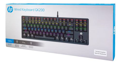 Gk200 Teclado Mecanico Reducido Rgb