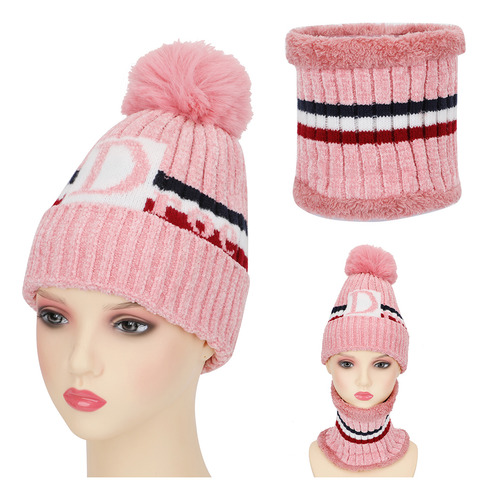 2pz Gorro De Punto Cálido De Invierno Para Hombre Y Mujer