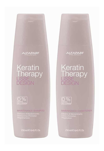 Imagen 1 de 1 de Shampoo Y Acondicionador Keratin Therapy Lisse Design