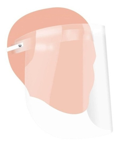 Face Shield Transparente - Com 5 Unidades