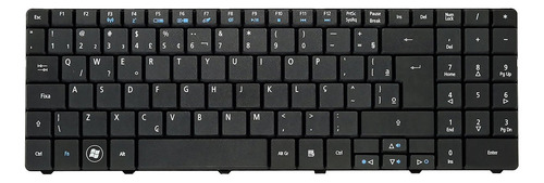 Teclado Para Acer Aspire 9j.n2m82.a1d E625 5517 Br Com Ç