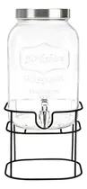 Comprar Dispensador para Bebidas Vitrolero Agua Vidrio Mason Garrafon 5lt con base
