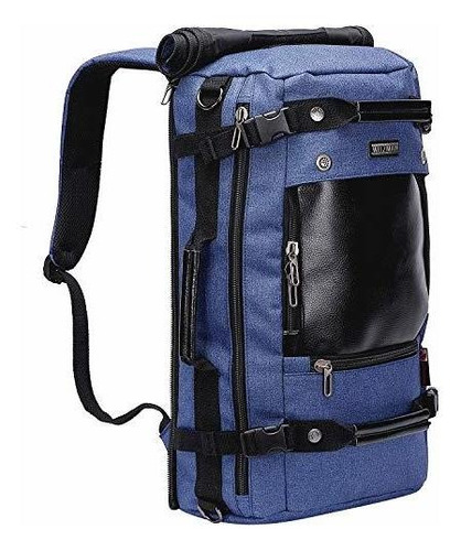 Bolso De Viaje - Witzman Men Travel Backpack Canvas Rucksack